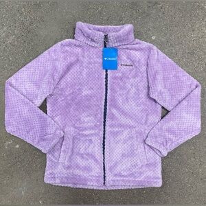 NWT Columbia Fireside Full Zip Sherpa Midweight Jacket- Girls size XL